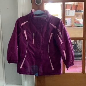 Zeroxposur girls burgundy jacket size L6x